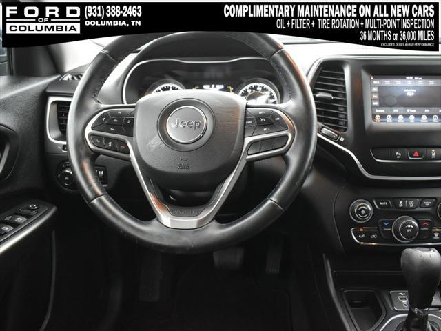 used 2021 Jeep Cherokee car, priced at $21,658