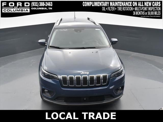 used 2021 Jeep Cherokee car, priced at $21,658
