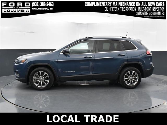 used 2021 Jeep Cherokee car, priced at $21,658