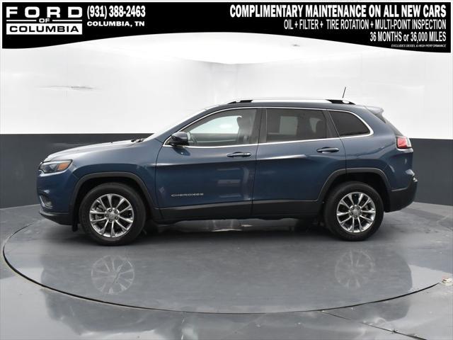 used 2021 Jeep Cherokee car, priced at $21,658