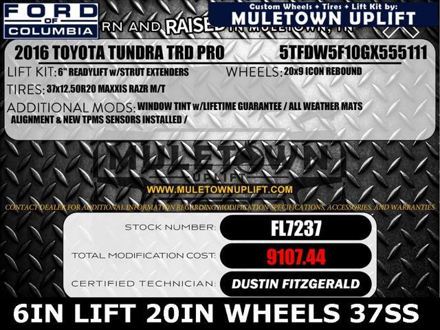 used 2016 Toyota Tundra car, priced at $46,327