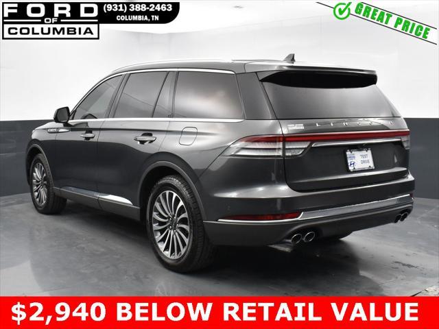 used 2020 Lincoln Aviator car, priced at $32,255