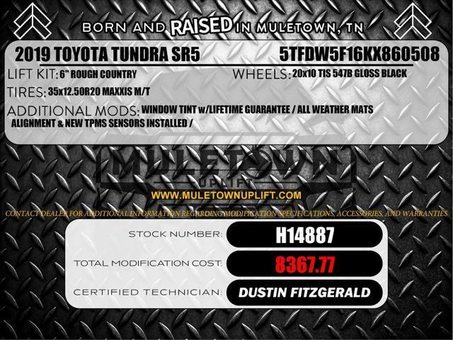 used 2019 Toyota Tundra car, priced at $49,999