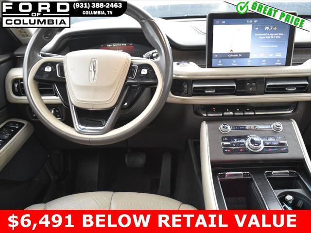 used 2020 Lincoln Aviator car, priced at $31,100