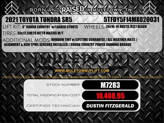 used 2021 Toyota Tundra car, priced at $43,997