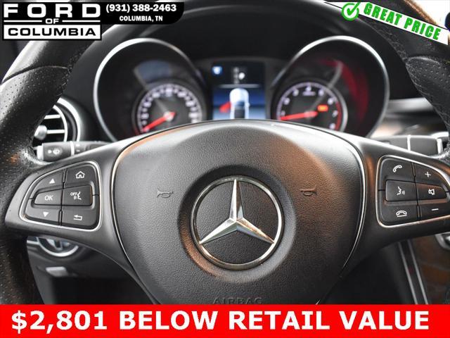 used 2018 Mercedes-Benz C-Class car, priced at $25,982