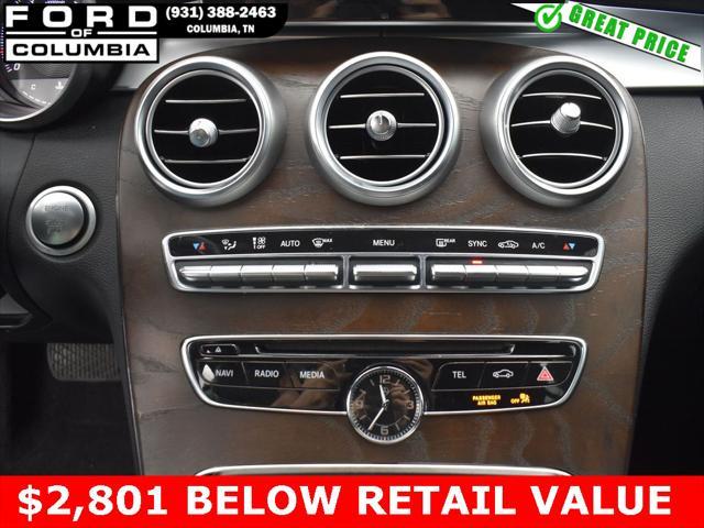 used 2018 Mercedes-Benz C-Class car, priced at $25,982