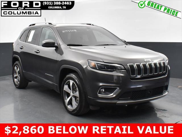 used 2021 Jeep Cherokee car, priced at $21,941