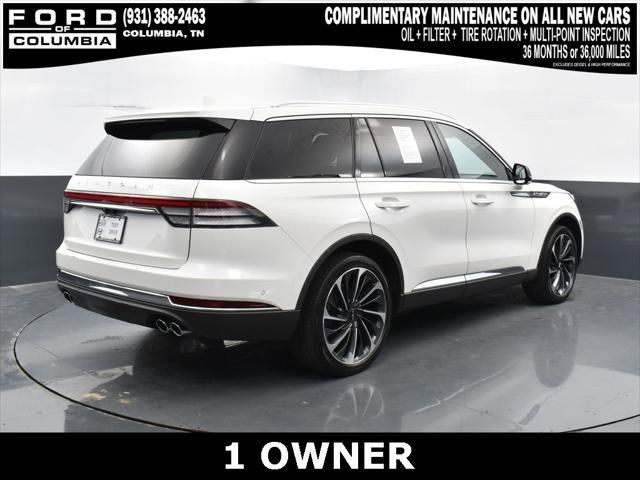 used 2022 Lincoln Aviator car, priced at $41,898