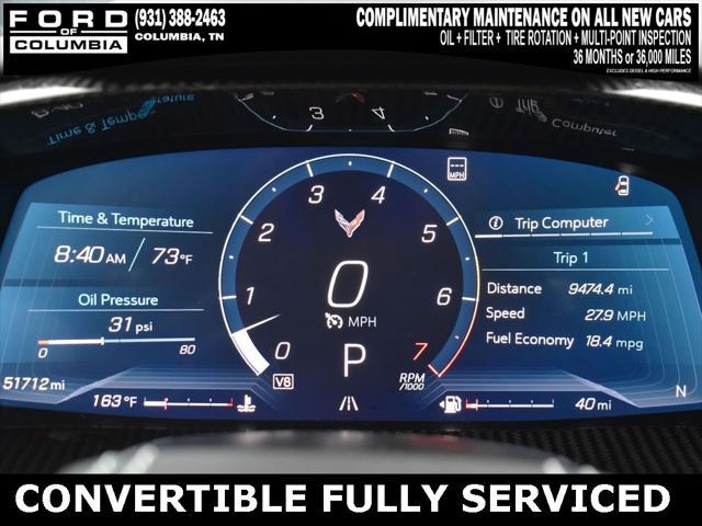used 2022 Chevrolet Corvette car, priced at $69,584