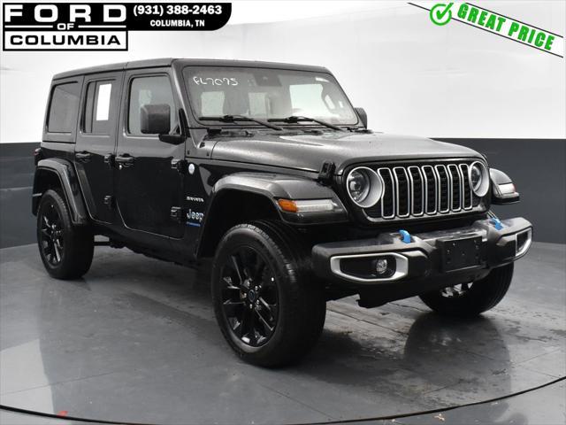 used 2024 Jeep Wrangler 4xe car, priced at $38,724