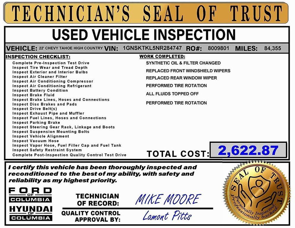used 2022 Chevrolet Tahoe car, priced at $44,441