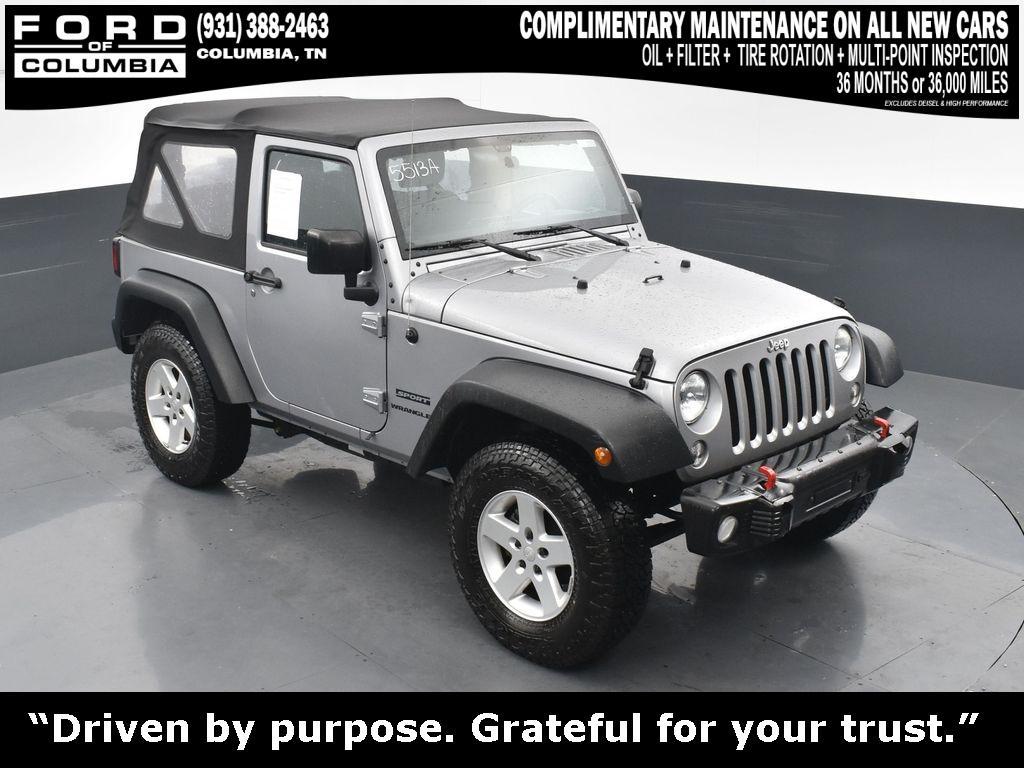 used 2016 Jeep Wrangler car, priced at $17,599