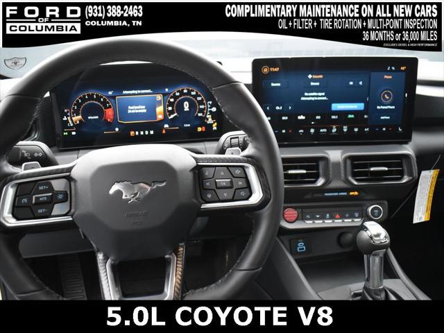 new 2025 Ford Mustang car, priced at $49,445