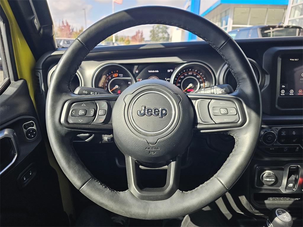used 2023 Jeep Wrangler car, priced at $32,597