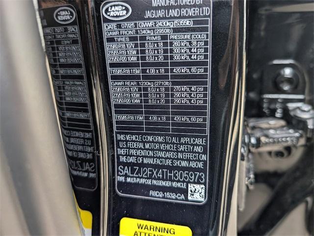 new 2026 Land Rover Range Rover Evoque car, priced at $55,440