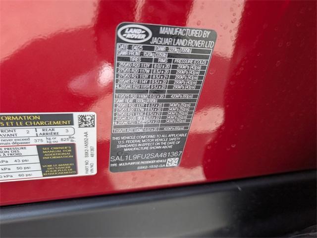 new 2025 Land Rover Range Rover Sport car, priced at $103,445