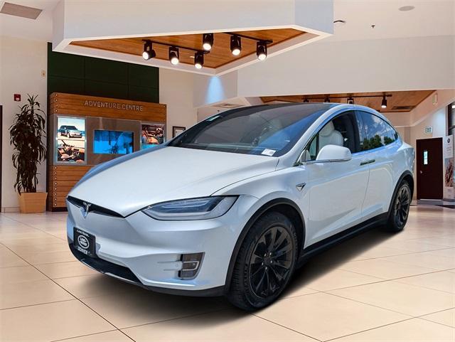 used 2021 Tesla Model X car, priced at $37,900