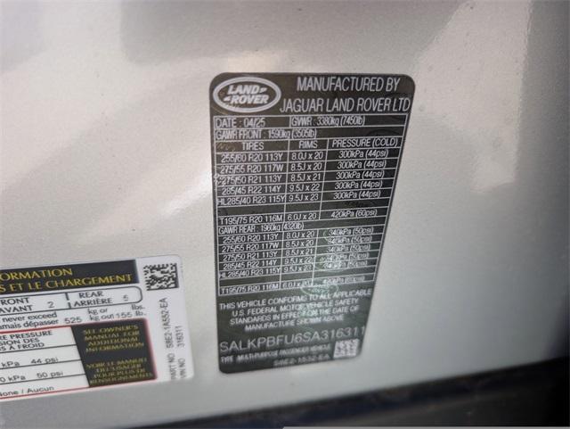 new 2025 Land Rover Range Rover car, priced at $133,880