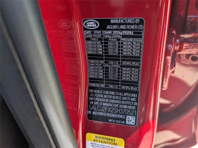 new 2025 Land Rover Discovery Sport car, priced at $55,003