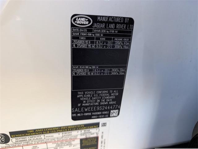 new 2025 Land Rover Defender car, priced at $119,590