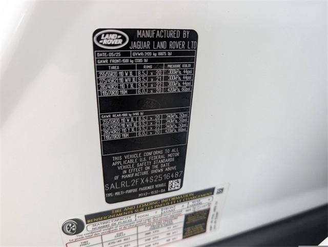 new 2025 Land Rover Discovery car, priced at $69,938