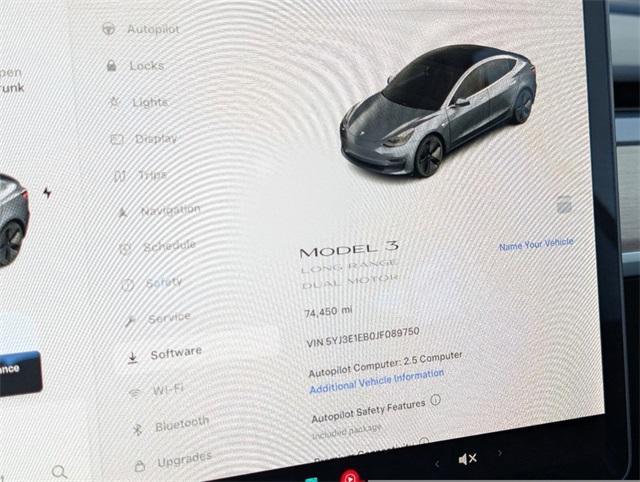 used 2018 Tesla Model 3 car, priced at $22,640