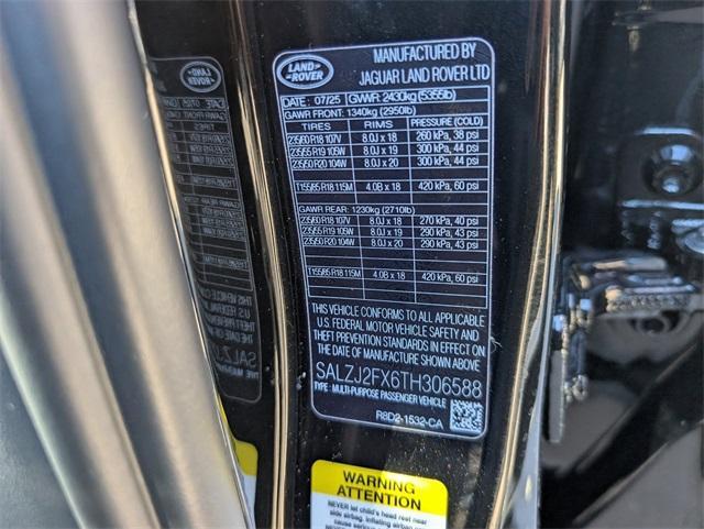 new 2026 Land Rover Range Rover Evoque car, priced at $55,260