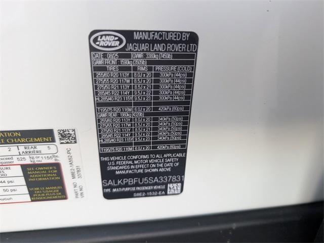 new 2025 Land Rover Range Rover car, priced at $127,950