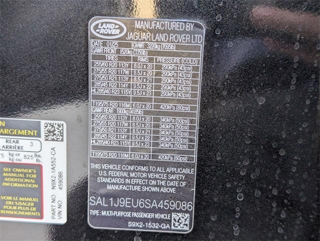 new 2025 Land Rover Range Rover Sport car, priced at $82,830