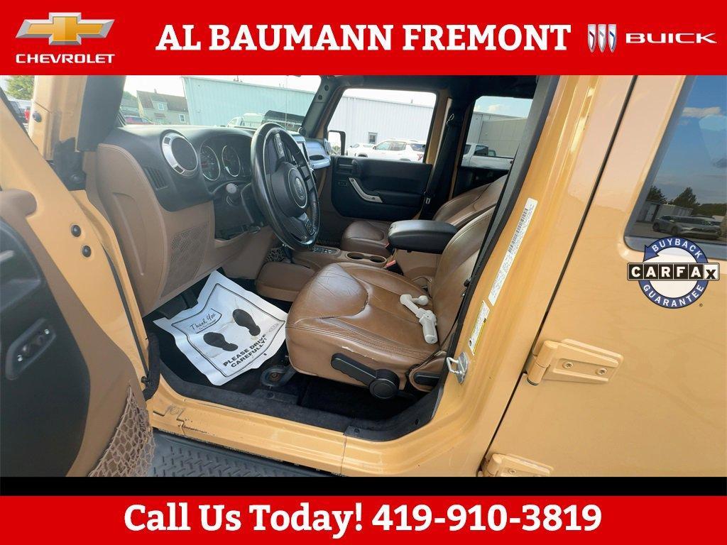used 2013 Jeep Wrangler Unlimited car, priced at $13,705