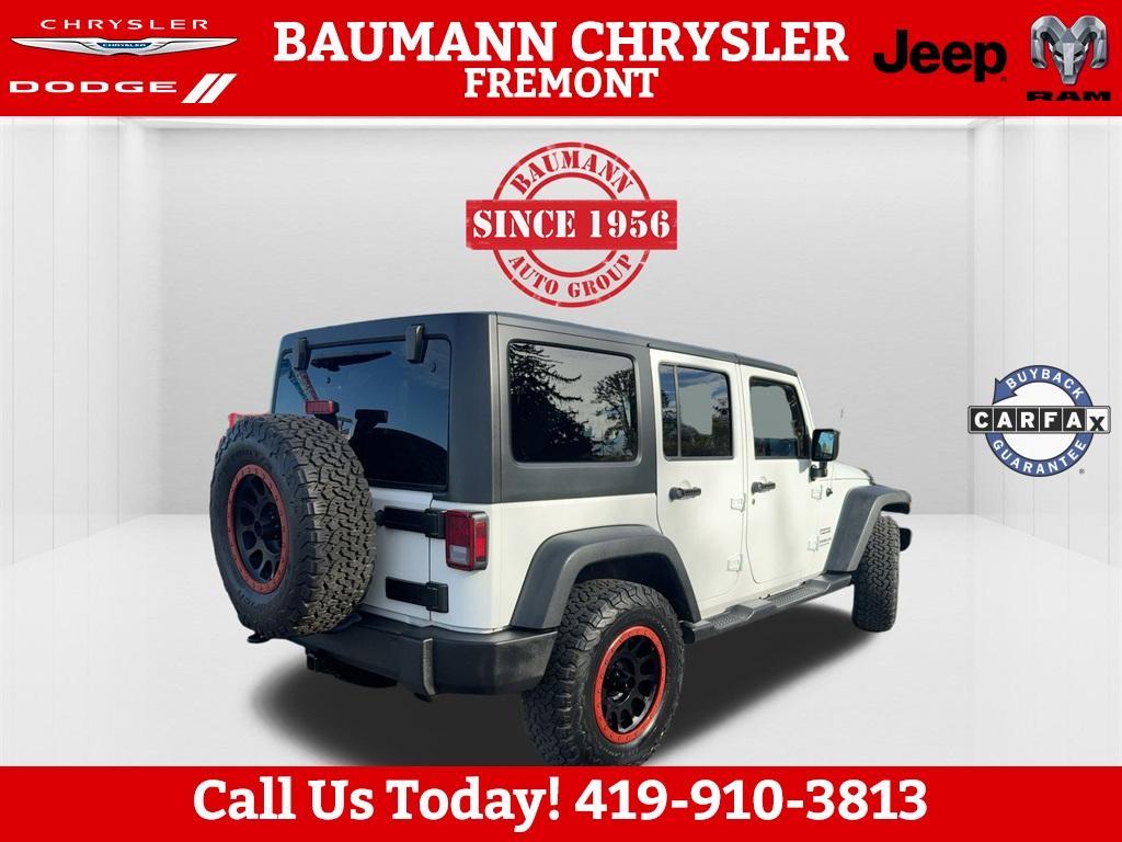 used 2016 Jeep Wrangler Unlimited car, priced at $19,000