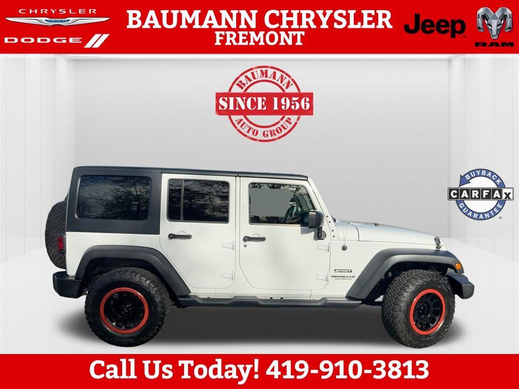 used 2016 Jeep Wrangler Unlimited car, priced at $19,000