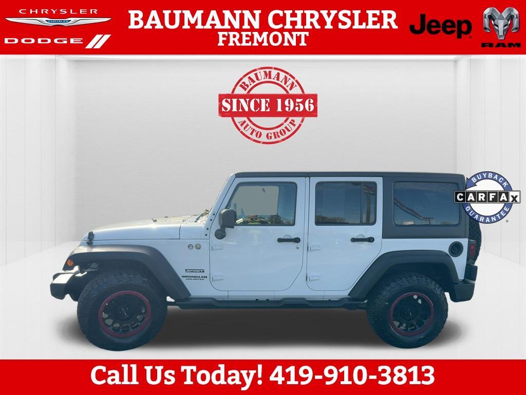 used 2016 Jeep Wrangler Unlimited car, priced at $19,000