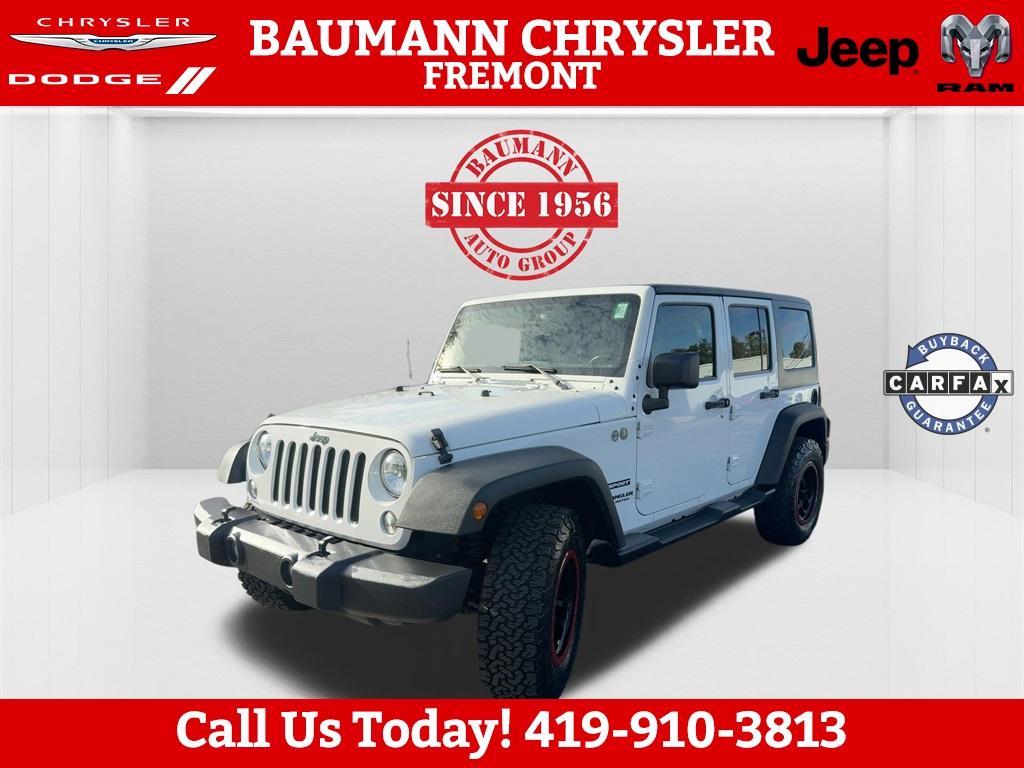 used 2016 Jeep Wrangler Unlimited car, priced at $19,000