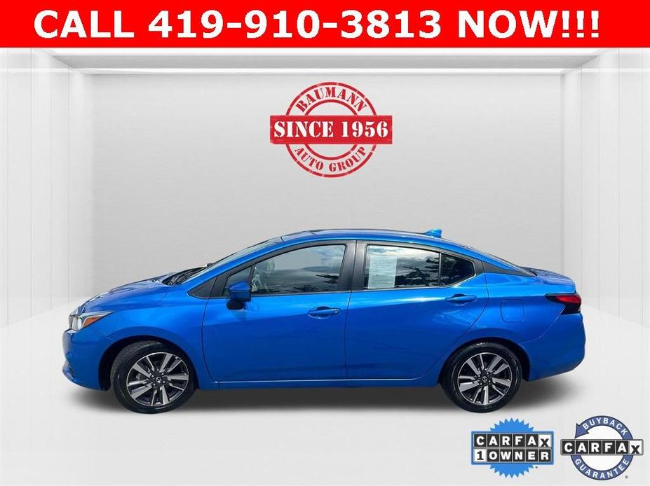 used 2021 Nissan Versa car, priced at $14,400