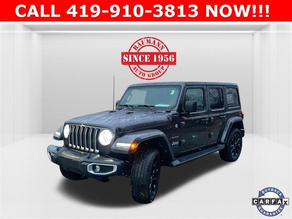 used 2021 Jeep Wrangler Unlimited 4xe car, priced at $24,500