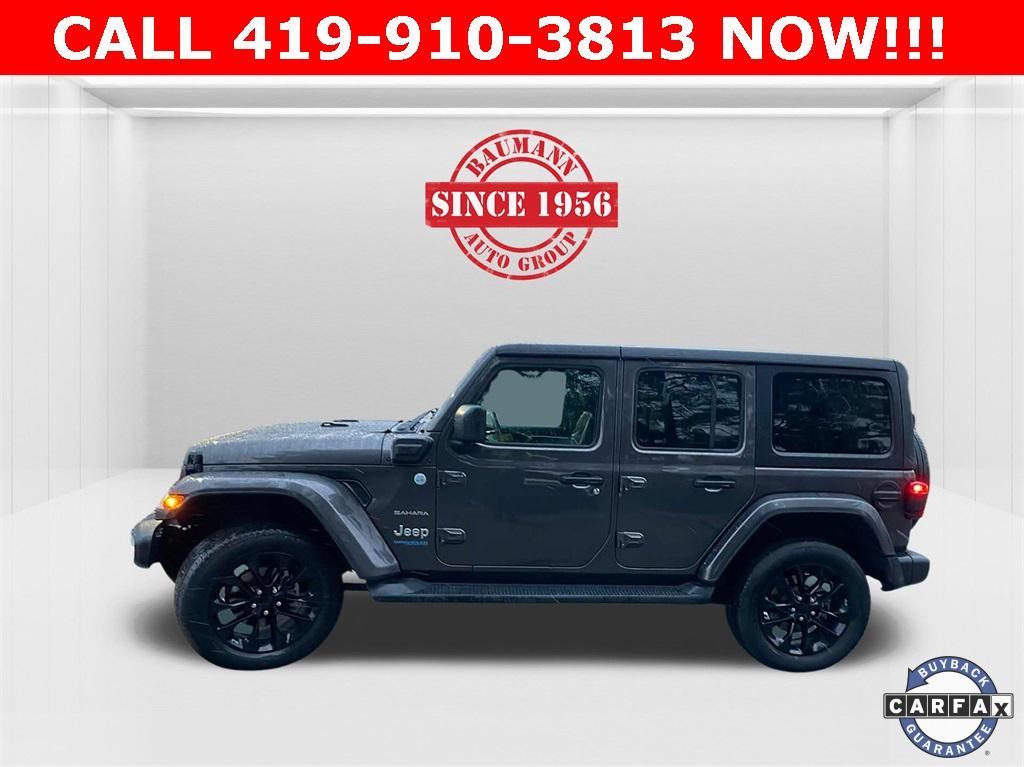 used 2021 Jeep Wrangler Unlimited 4xe car, priced at $24,500