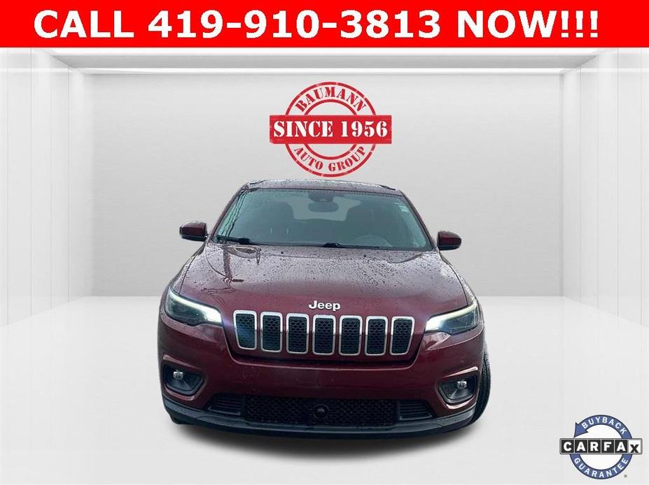 used 2021 Jeep Cherokee car, priced at $18,500