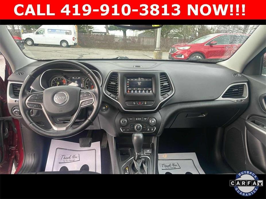 used 2021 Jeep Cherokee car, priced at $18,500