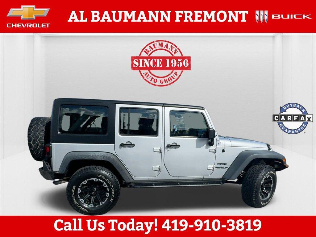 used 2012 Jeep Wrangler Unlimited car, priced at $16,322