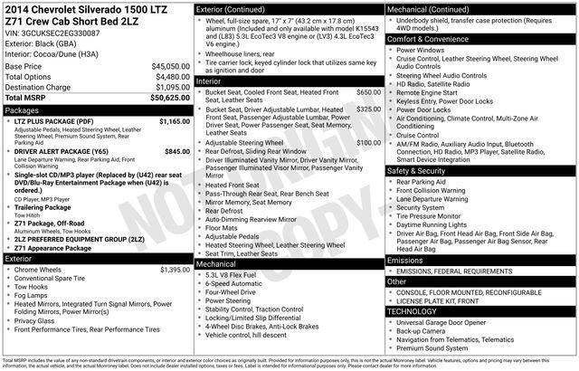 used 2014 Chevrolet Silverado 1500 car, priced at $21,287