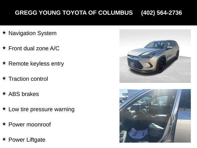 used 2024 Toyota Grand Highlander car, priced at $55,000