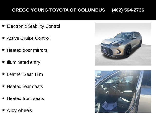 used 2024 Toyota Grand Highlander car, priced at $55,000