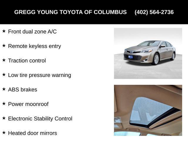 used 2013 Toyota Avalon Hybrid car, priced at $13,000