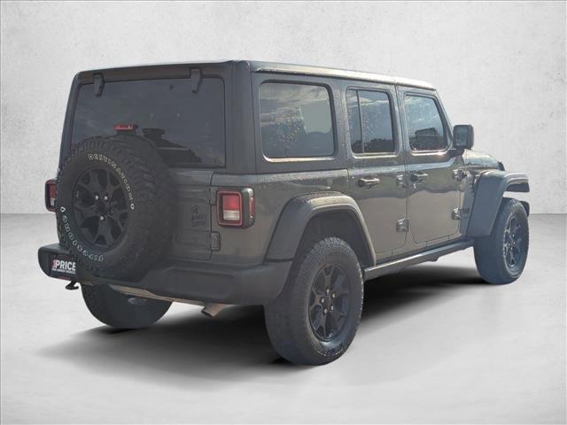 used 2020 Jeep Wrangler Unlimited car, priced at $21,022