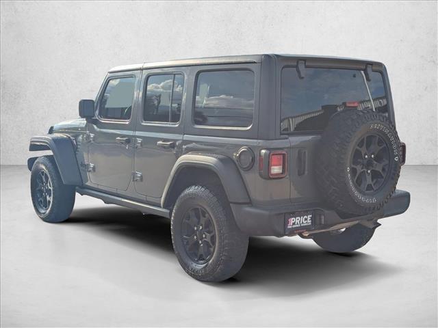 used 2020 Jeep Wrangler Unlimited car, priced at $21,022