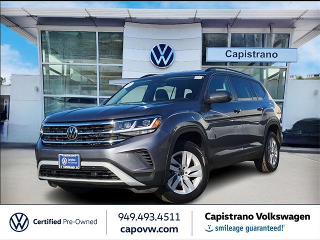 used 2021 Volkswagen Atlas car, priced at $21,599