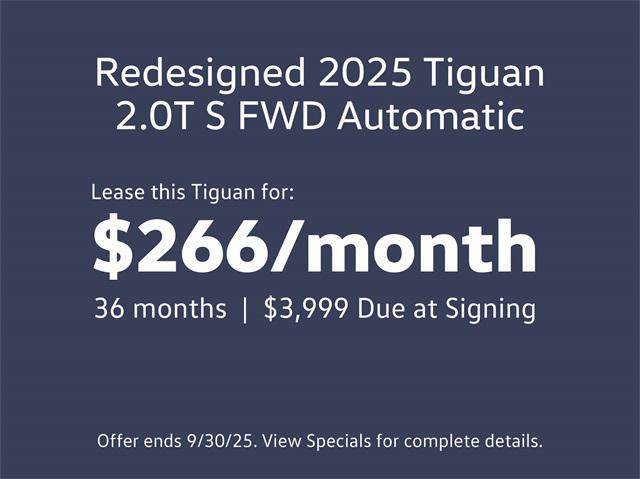 new 2025 Volkswagen Tiguan car, priced at $29,888