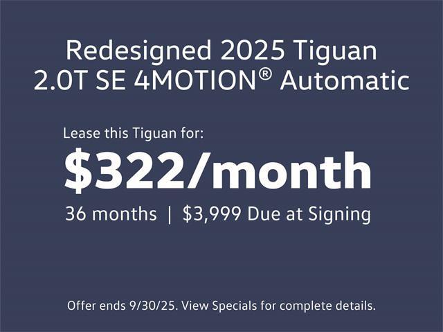 new 2025 Volkswagen Tiguan car, priced at $34,935